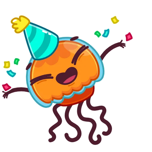 Стикер 16 Bob The Jellyfish -