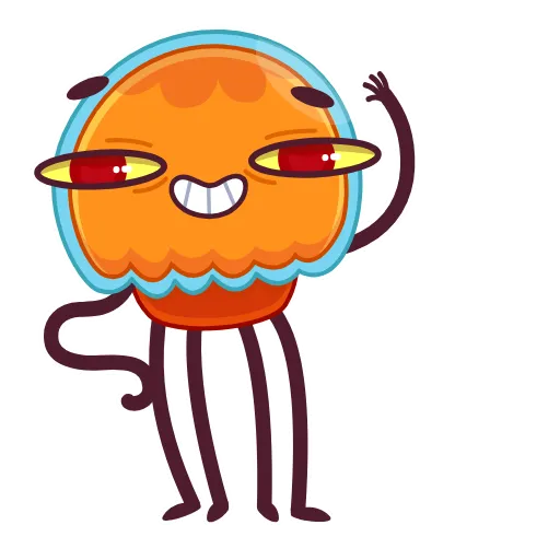 Стикер 5 Bob The Jellyfish -