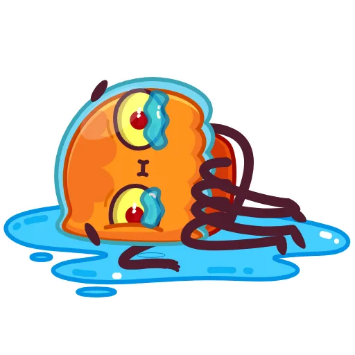 Стикер 6 Bob The Jellyfish -