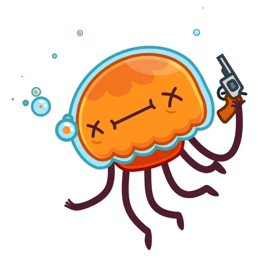 Стикер 11 Bob The Jellyfish -