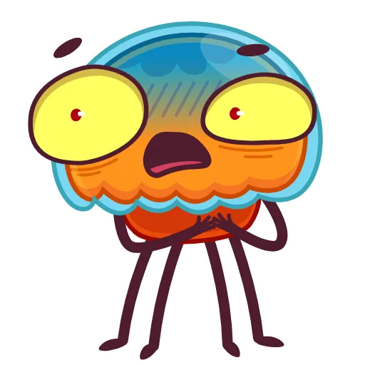Стикер 4 Bob The Jellyfish -