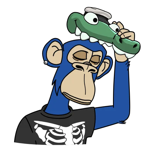 🐊 Стикер «BAYC» для Telegram