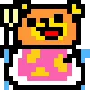 Стикер 44 KUMA san - pixel bear