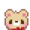 Стикер 15 KUMA san - pixel bear