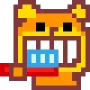 Стикер 41 KUMA san - pixel bear