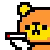 Стикер 25 KUMA san - pixel bear