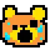 Стикер 57 KUMA san - pixel bear