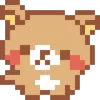 Стикер 10 KUMA san - pixel bear