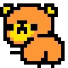 Стикер 29 KUMA san - pixel bear