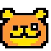 Стикер 51 KUMA san - pixel bear