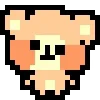 Стикер 20 KUMA san - pixel bear
