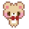 Стикер 14 KUMA san - pixel bear