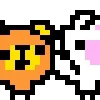 Стикер 33 KUMA san - pixel bear
