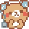 Стикер 7 KUMA san - pixel bear