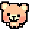 Стикер 21 KUMA san - pixel bear