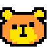 Стикер 55 KUMA san - pixel bear