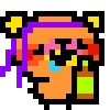 Стикер 28 KUMA san - pixel bear