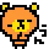 Стикер 48 KUMA san - pixel bear