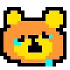 Стикер 56 KUMA san - pixel bear