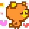 Стикер 58 KUMA san - pixel bear