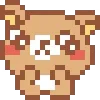 Стикер 11 KUMA san - pixel bear