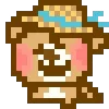 Стикер 3 KUMA san - pixel bear