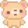 Стикер 6 KUMA san - pixel bear