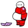 Стикер 54 ❤️ Видеоанимированный набор эмоджи с Бэймаксом [Baymax]