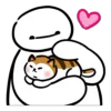 Стикер 38 ❤️ Видеоанимированный набор эмоджи с Бэймаксом [Baymax]