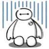 Стикер 22 ❤️ Видеоанимированный набор эмоджи с Бэймаксом [Baymax]