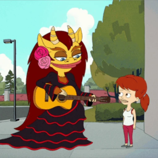 🎸 Стикер «Big Mouth» для Telegram