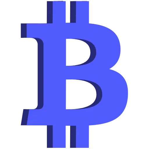 Стикер 7 3D Bitcoin