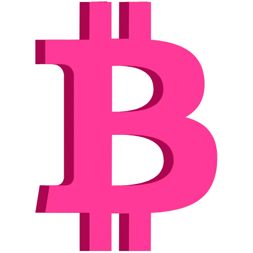 Стикер 9 3D Bitcoin
