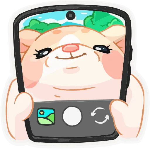 🎞 Эмодзи «Обнимышка» для Telegram