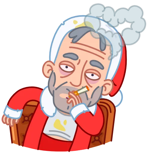 Стикер 2 Bad Santa