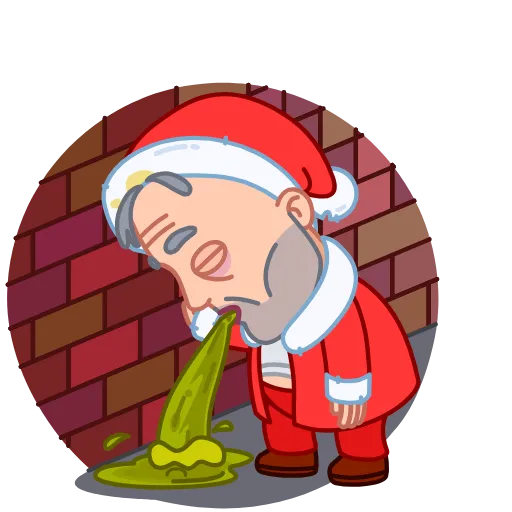 Стикер 15 Bad Santa