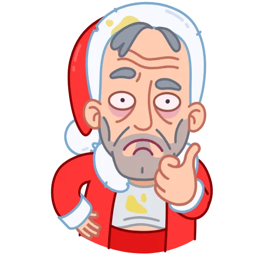 Стикер 3 Bad Santa