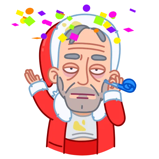 Стикер 8 Bad Santa