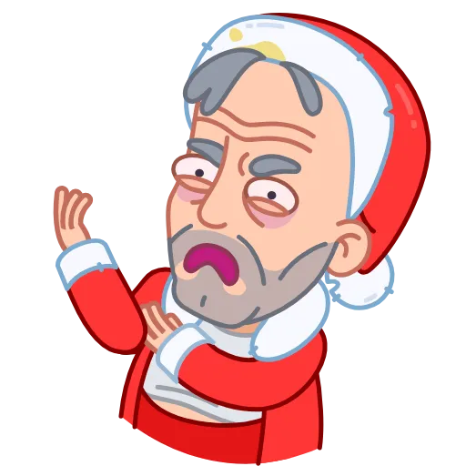 Стикер 14 Bad Santa