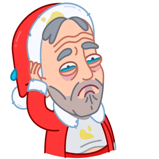 Стикер 12 Bad Santa