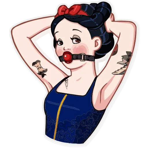 Стикер 44 Badass Disney HD