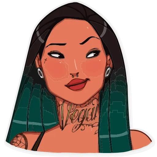 Стикер 33 Badass Disney HD