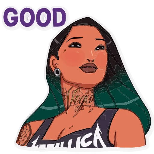 Стикер 32 Badass Disney HD