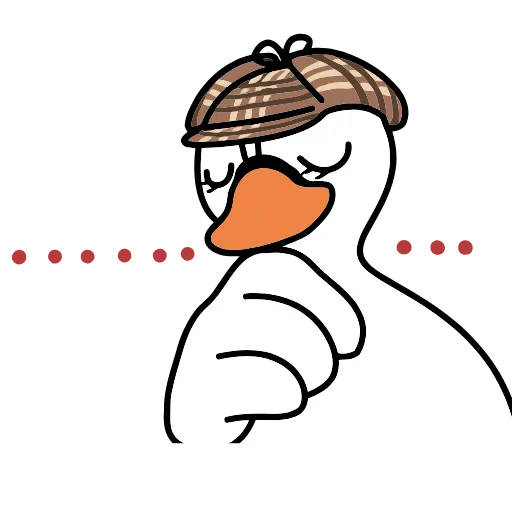 Стикер 8 🦢 Набор эмоджи с белым лебедем в HD качестве