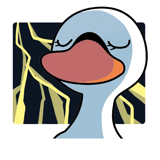 Стикер 2 🦢 Набор эмоджи с белым лебедем в HD качестве