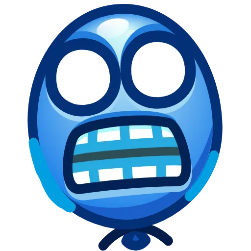 Стикер 18 Balloon Emoji
