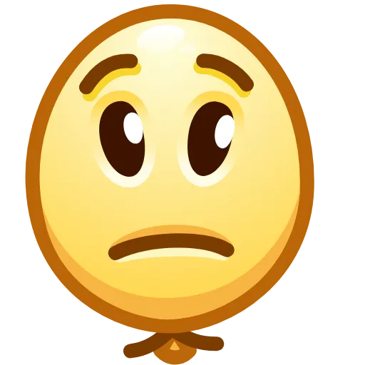 Стикер 24 Balloon Emoji