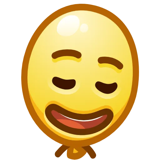 Стикер 20 Balloon Emoji