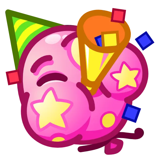 Стикер 10 Balloon Emoji