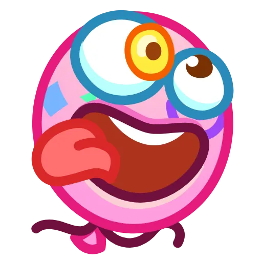 Стикер 7 Balloon Emoji